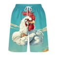 thumbnail image 4 of IROINNID Mens 7 Inch Quick Dry Printed Short Swim Trunks with Mesh Lining Swimwear Bathing, 4 of 5