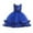 Blue, variant on FAOWME Girls Flower Dresses For Wedding Party Pageant Princess Dress Red 5-6 Years