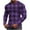 Z3-Purple-mens fall winter gifts, variant on Xcmzpl Big and Tall Palid Shirts for Men Waffle Pullover Sweater Crew Neck Long Sleeve Knit Tops Slim Fit Dress Sweater
