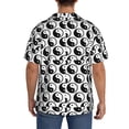 thumbnail image 3 of Fotbe Yin Yang Camisa Estampada de Manga Corta para Hombre, Casual de Verano, Estilo Playero, Sin Arrugas-X-Large, 3 of 5