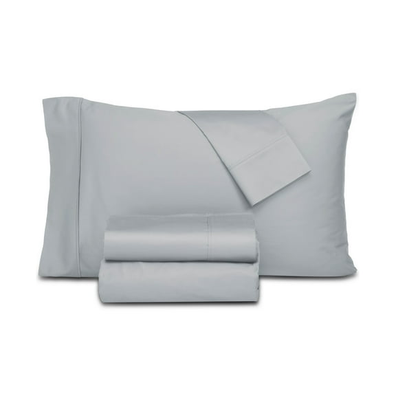 Everyday Home Trident 300 Thread Count 100% Cotton 4-Pc. Sheet Set, King - Gray