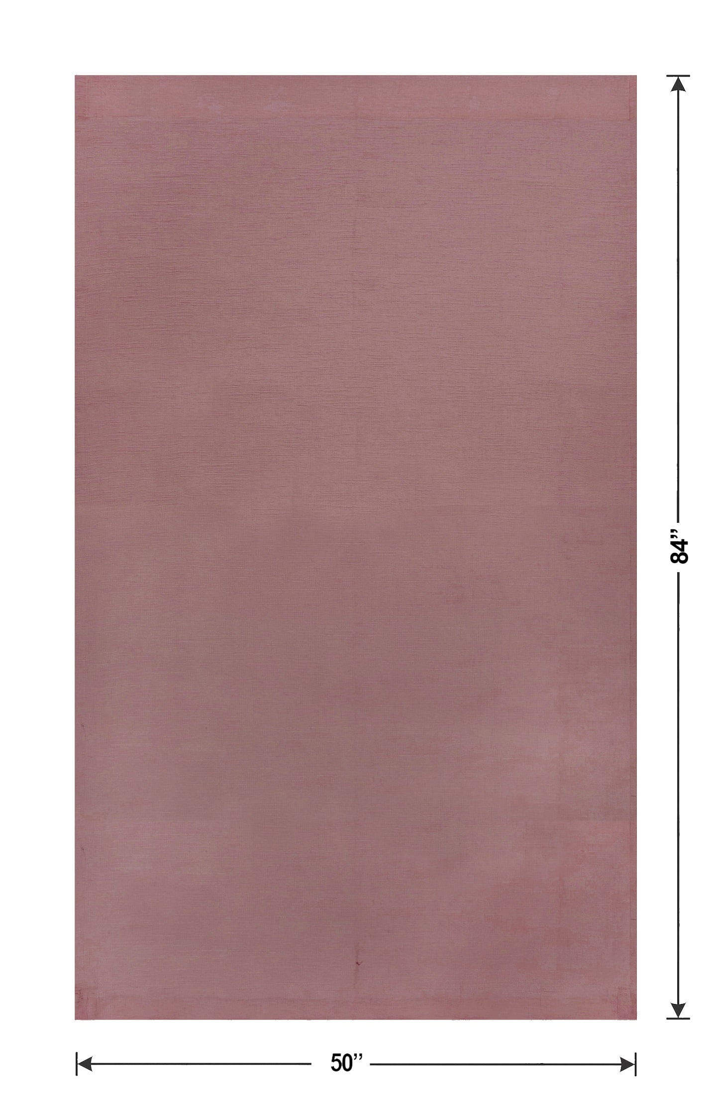 Better Homes & Gardens Textured Solid Chenille Light Filtering Single Curtain Panel, Violet Gem, 50"W x 84"L