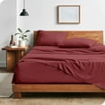 thumbnail image 4 of Bare Home Rosewood Sandwashed Microfiber Sheet Set, Wrinkle Resistant, Deep Pocket, Queen, 4 of 7