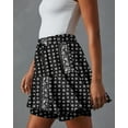 thumbnail image 3 of KISSMODA Flowy Shorts for Women Chiffon Ruffle Skorts Mini Skirts for Teen Girls, 3 of 5