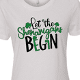 thumbnail image 4 of Inktastic St. Patrick's Day Let the Shenanigans Begin Women's T-Shirt, 4 of 5