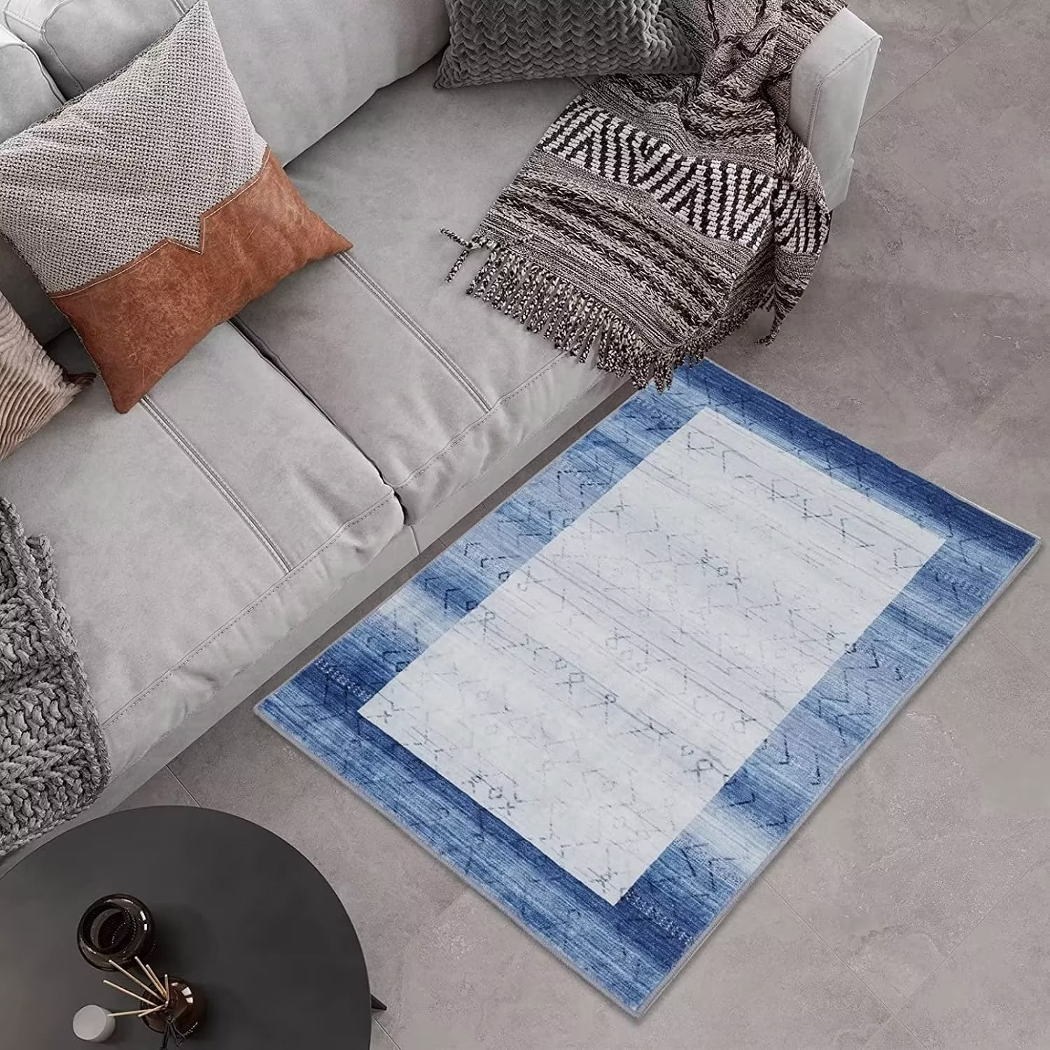 GlowSol 2'x3' Washable Rugs Entryway Doormat Doorway Mat Kitchen