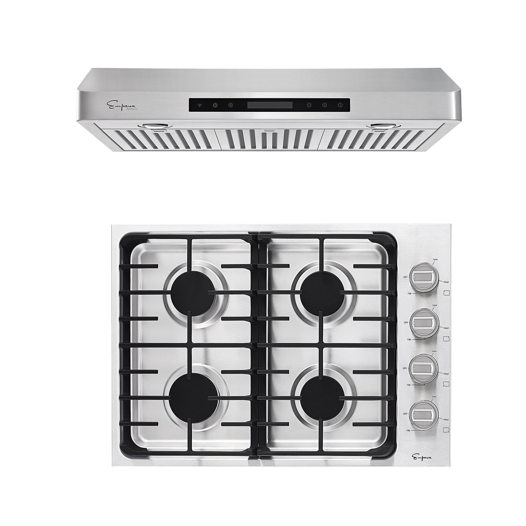"2 Piece Kitchen Appliances Packages Including 30"" Gas Cooktop and 30