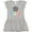AC-Heather Grey, variant on Inktastic Easter Just Hangin' with My Peeps Girls Baby Dress