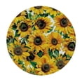 thumbnail image 4 of Orinice Sunflowers Round Table Cover Stain Resistant Washable Indoor Outdoor Tablecloth Kitchen Dining Wedding Parties Outdoor Fitted 100% Polyester Fiber 38-42, 4 of 8