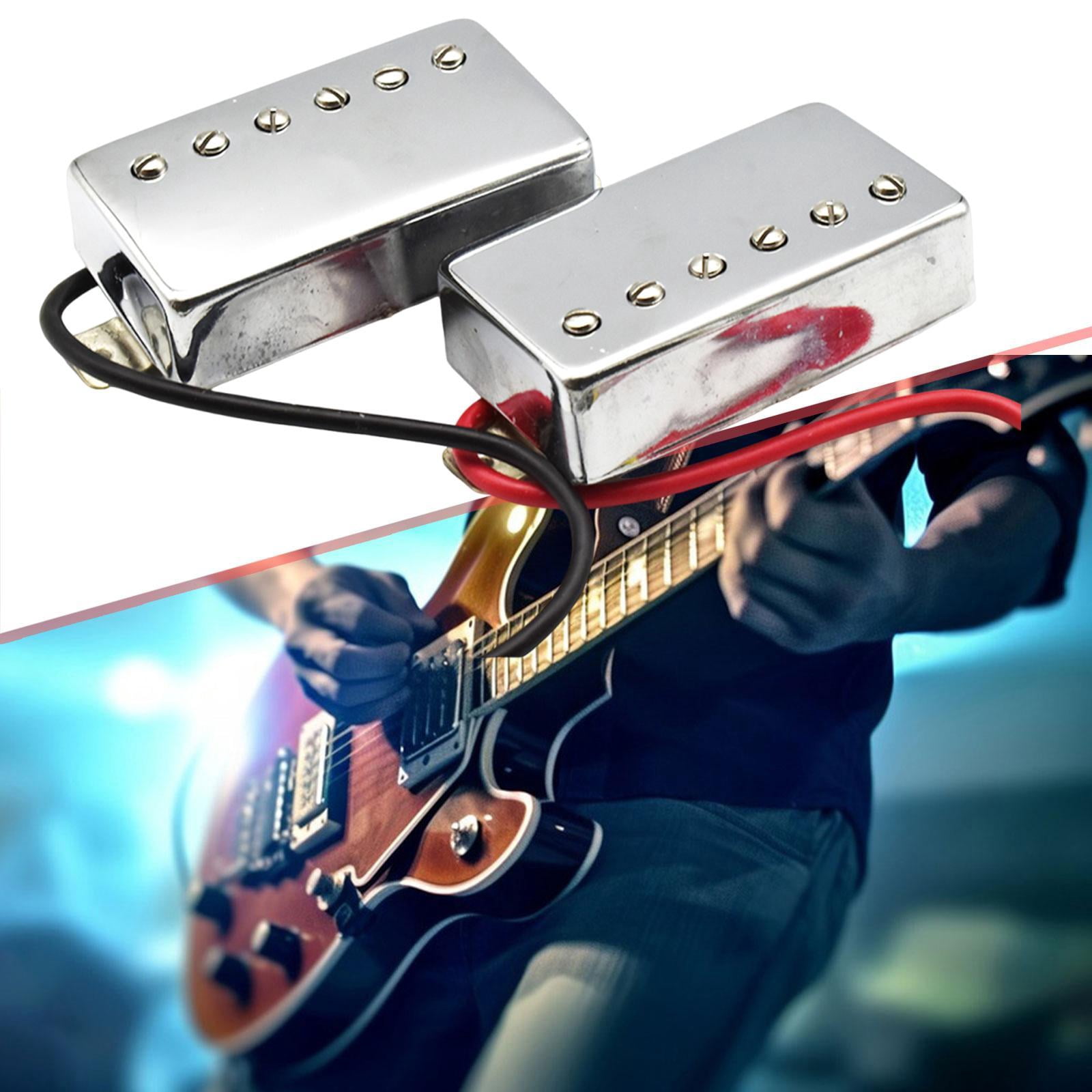 Dualoai Electric Guitar Humbucker Pickup Easily Install Reliable Premium Spare Parts Neck and Bridge