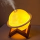thumbnail image 1 of Difusor de aceites esenciales Moonlight de 200 ml, 5,4 pulgadas y 3 colores, lámpara humidificadora LED ultrasónica USB, recargable con soporte de madera, regalo de Navidad, regalo para amigos, regalo, 1 of 5