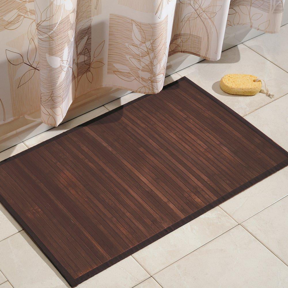 Dark Brown Slip Resistant Pad Backing Blomus Indoor Bamboo Mat 68989 Medium 