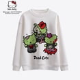 thumbnail image 3 of Sudadera de Hello Kitty para mujer, ropa de calle con estampado de Anime, Jersey informal de cuello redondo a la moda, novedad de 2023, 3 of 4