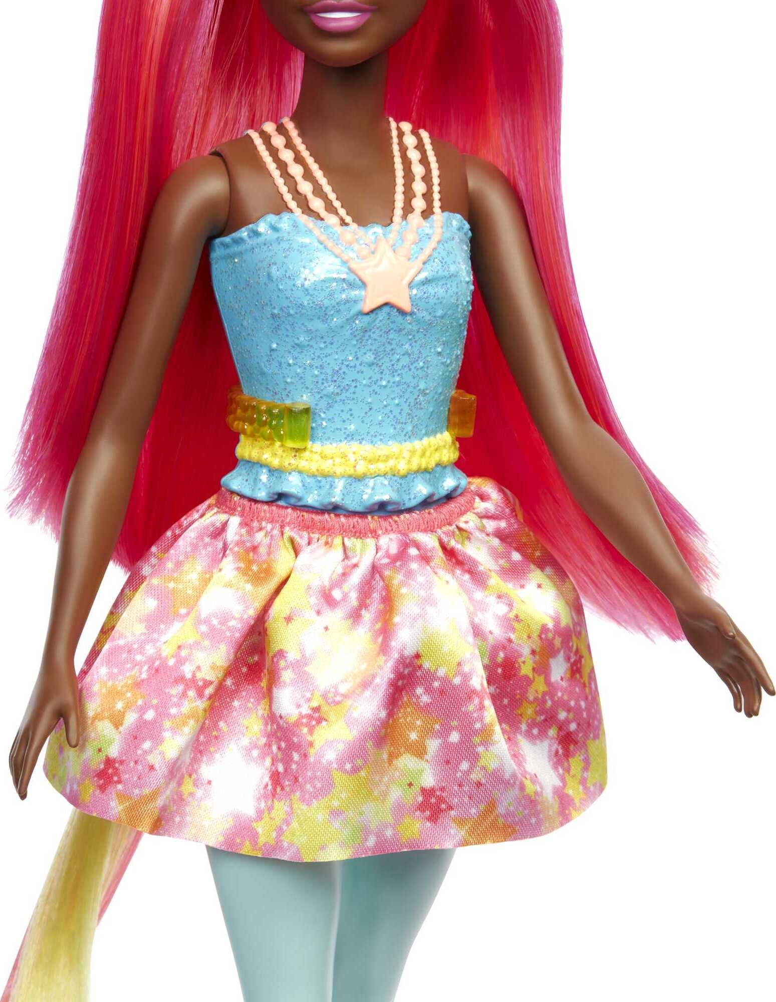 Barbie Fantasy Hair Unicorn To Mermaid Doll - Brunette – Aura In Pink Inc.