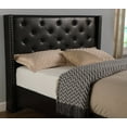 Oliver and Smith Full Upholstered Leather Platform Bed Frame Brown - 51 ...