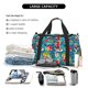 thumbnail image 5 of Easygdp Japanese Koi Bolsa de Gimnasio, Bolsa de Viaje Duffel, Bolsa de Fin de Semana con Compartimentos, Bolsa de Mano para Noche, 5 of 7