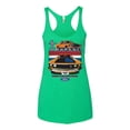 thumbnail image 2 of Wild Bobby Mustang Powered by Ford Performance Cars and Trucks Women Tri-Blend Racerback Tank Top, Envy, Small, 2 of 6