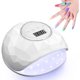thumbnail image 1 of Lámpara UV para secador de uñas, 86 W UV LED, secador de uñas automático profesional para esmalte de uñas semipermanente, manos y pies, secado rápido 4 minutos 10/30/60/99 s, pantalla LCD, base extraíble, 1 of 4