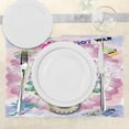 thumbnail image 3 of Ambesonne Thanksgiving Place Mats Set of 4, Tropical Turkey, Standard Size, Multicolor, 3 of 6