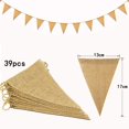 thumbnail image 4 of Flag Banner ,Jute Pennant Flag Garlands Fabric ,Triangle Flags, 4 of 4