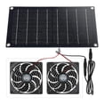 thumbnail image 2 of Ventilador extractor de ventilación solar resistente a la intemperie al aire libre para gallineros aves Camping ventana RV Macarena Escape de aire, 2 of 8