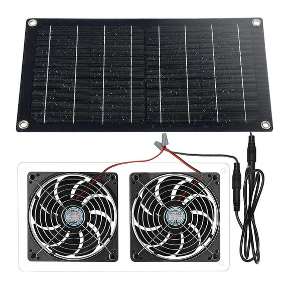 yotijay Exhaust Fan Extractor Fan Air Ventilation for Chicken Coops Shed Roofs Window RV