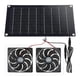 thumbnail image 1 of Extractor de Ventilador Solar para Invernadero de Ventana de Gallinero, 1 of 2