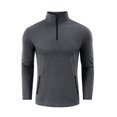 thumbnail image 2 of GymChoice Men's Quarter-Zip Sweatshirt Long Sleeve Golf Pullover Sweater Shirts, 2 of 6