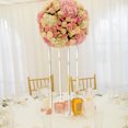 thumbnail image 2 of 2 Pack 31.5 Inches Tall Crystal Flower Stand Wedding Road Lead Tall Flower Holders Centerpiece Crystal Flower Acrylic Flower Vase for Reception Tables Wedding Supplies Excluding Flower, 2 of 17