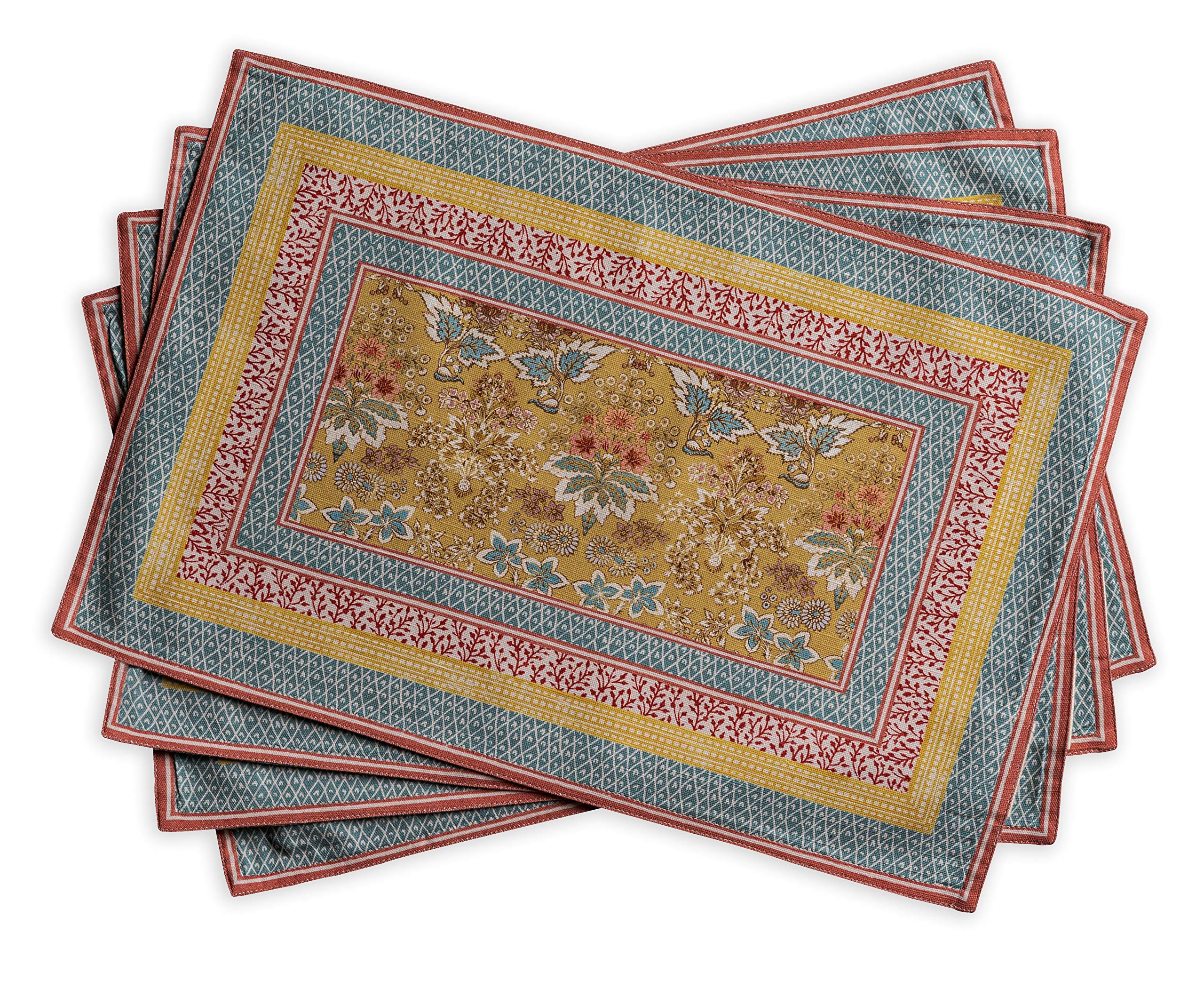 Maison d' Hermine Marquise 100 Cotton Set of 4 Placemats for Dining