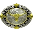 thumbnail image 1 of Moranse Religion Cross Cowboy Kneeling Prayer And Horse Design Belt Buckles, 1 of 5