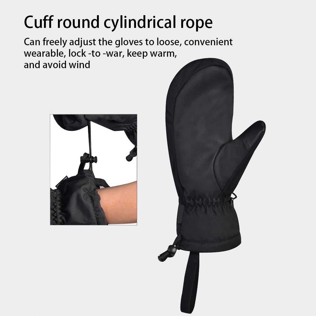 Gants De Sport Femme Imperméable De Neige D'hiver Chauds Pour Activités De Plein Air, Ski, Patinage, Snowboard, Taille S - Sport