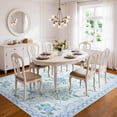 thumbnail image 4 of Lahome Washable 8'x10' Floral Bow Area Rug, Blue Rugs for Living Room, Soft Non-Slip Boho Carpet for Bedroom Kids Room Nursery Dining Room, Large Rug, Blue, 4 of 10