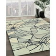 thumbnail image 2 of Ahgly Company Indoor Round Contemporary Sage Green Abstract Area Rugs, 7' Round, 2 of 6