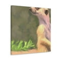 thumbnail image 2 of Meerkat in Reflection - Canvas, 2 of 10