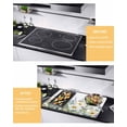 thumbnail image 2 of Large Induction Cooktop Protector Mat Spring Daisy Stove Top Covers for Electric Stove, Country Botanicala Flowers Eucalyptus Trees Decorative Stove Burner Cover Mats, Glass Top Stove Cover, 2 of 7