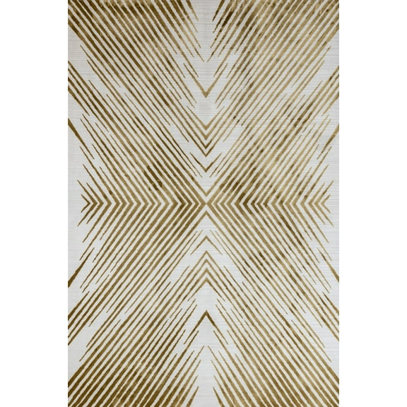 Gold Geometric Area Rugs for Living Room Washable Rugs Boho Moroccan Area Rug Soft Neutral Geometric Bohemian Carpet Distressed Indoor Rug for Bedroom Dining Room Office Foldable Nonslip Rug