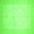 thumbnail image 1 of Ahgly Company Indoor Square Oriental Green Traditional Area Rugs, 3' Square, 1 of 4