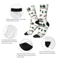 thumbnail image 3 of Xecao Camping Caravan 2 Pattern Sport Socks for Women and Men Crew Socks Sporty Calf Socks Casual Socks, 3 of 6