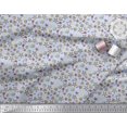 thumbnail image 3 of Soimoi Rayon Fabric Seashell,Starfish & Sea Horse Ocean Print Sewing Fabric Yard 42 Inch Wide, 3 of 3