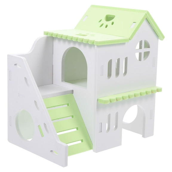 HAKIDZEL Premium PVC Chinchilla Hideout for Pets Unique Hamster Toy 9.5 x 8.5 x 7.5 Inches