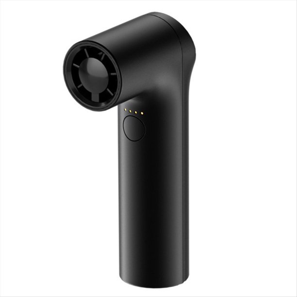 Ventilador Portátil de Mano, Mini Ventilador de Turbina Potente, 36000 RPM, Alta Velocidad, Recargable, Viento Fuerte, Ventilador Eléctrico de Mano, Color Negro.