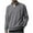 Dark Gray, variant on qolati Mens Fleece Lined Sweatshirt Quarter Zip Long Sleeve Stand Collar Casual Pullover Sweater Winter Warm Sherpa Athletic Henley Shirts Black L
