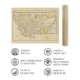thumbnail image 4 of HISTORIX 1897 Map of Montana State Vintage Poster Wall Art Print, 18 x 24 Inch, 4 of 8