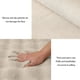 thumbnail image 5 of Alfombra de Área, Redonda, Contemporánea, Entrada, Cómoda, Tapete para Piso, Felpudo, Dormitorio, Porche, Pasillo, Dormitorio Universitario, Hogar, Alfombra de Acrílico, Beige, 5 of 6