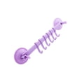 thumbnail image 2 of Ounissouiy Colgador de pared Vacío 6 Ganchos Estante Soportes colgantes Ventosa Succionador Almacenamiento Sin costuras Multiusos para el hogar Juegos de accesorios de baño Púrpura, 2 of 6