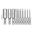 thumbnail image 3 of 20pcs/set Durable & Magnetic Assortment Chrome Plated Hex Bit Set Essential Magnetic Hex Bit Set Versatile Tool Kits, 3 of 4