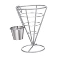 thumbnail image 4 of Soporte para papas fritas estilo occidental, cesta portátil para pollo y papas fritas, cesta de hierro para refrigerios, para mesa de restaurante y Taza individual, 4 of 8