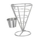 thumbnail image 4 of Puesto de papas fritas, cesta para comida frita, soporte para servir papas fritas portátil, estilo occidental. Taza individual, 4 of 9