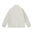 thumbnail image 3 of Fengqque Men's Color Block Lightweight Windbreaker Jacket Zip Up Jacket Outerwear Outdoor Varsity Jacket White 4(M), 3 of 8